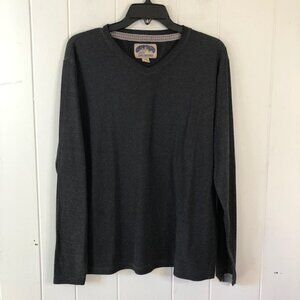 Grizzley Mountain By Dakota Mens Grizzley Gray V-Neck Pullover Large